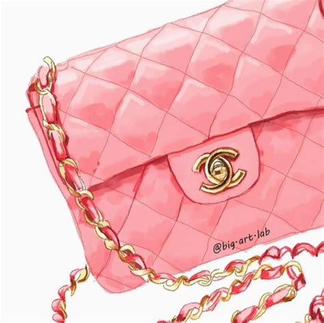 Chanel Handbag illustrations 